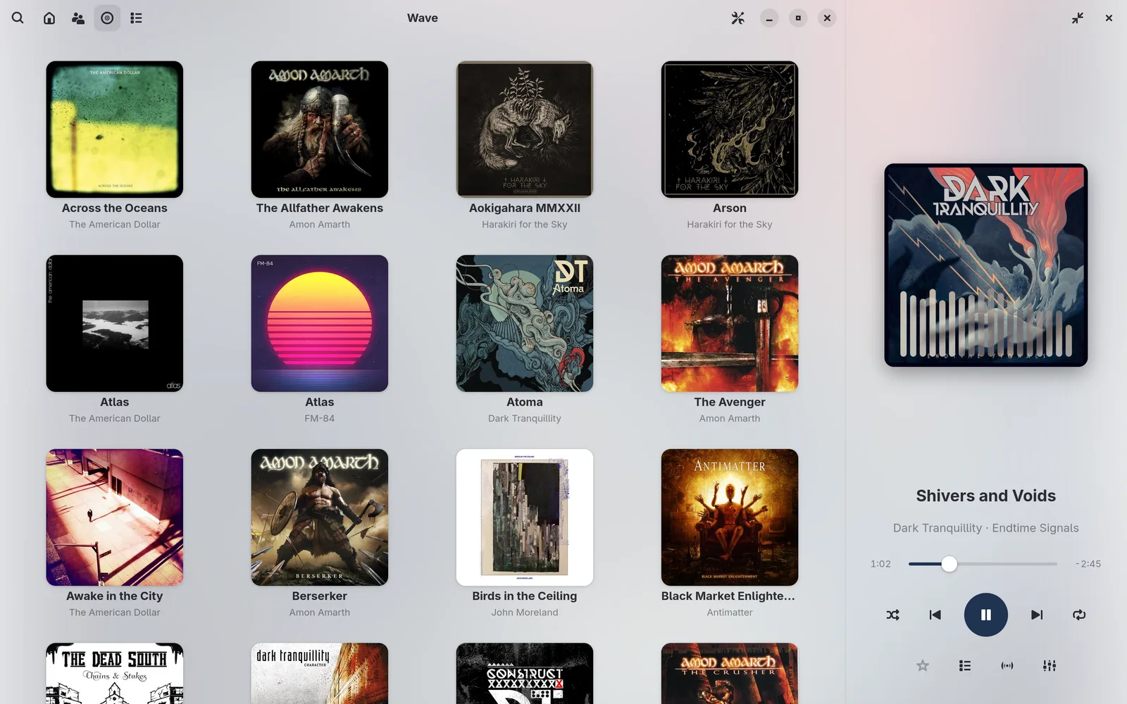 The album library